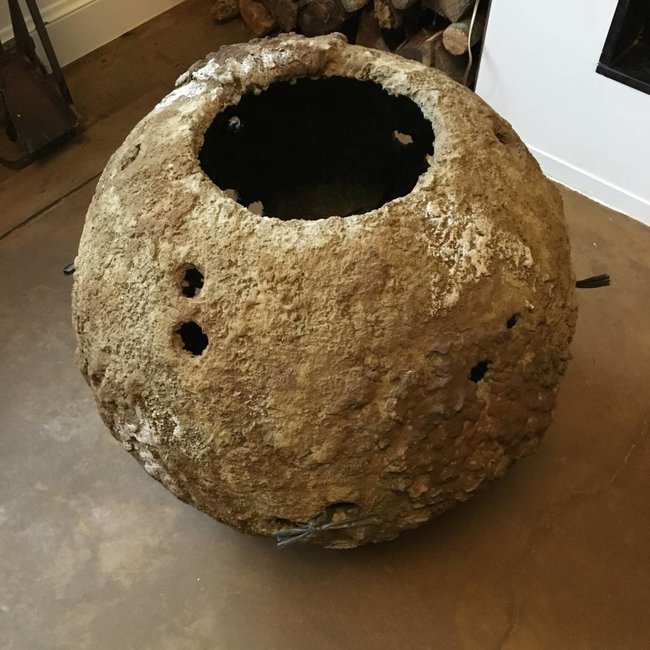 Vaas schemerlamp landelijk 54 cm hoog