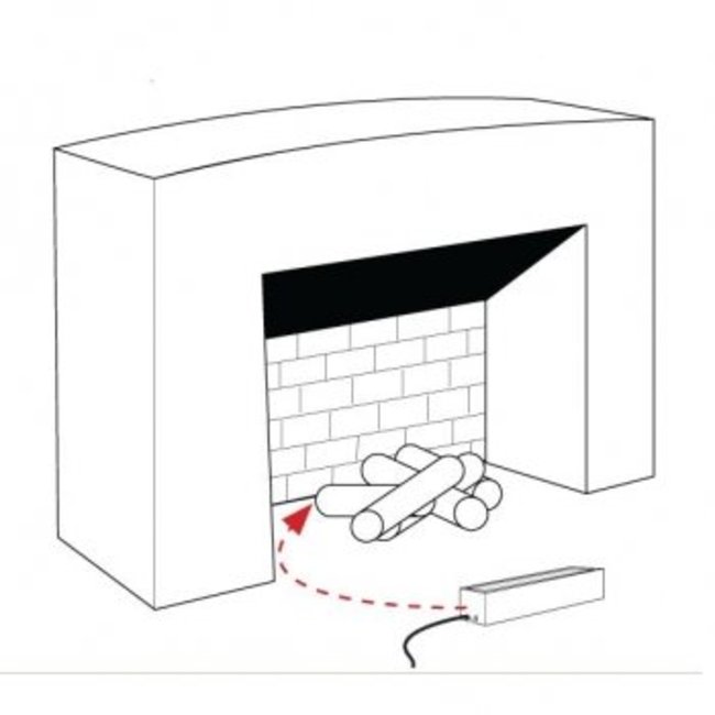 Open haard verlichting LED dynamisch