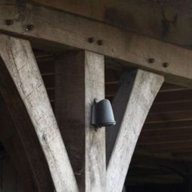 Landelijke muurlamp (buiten, GU10, brons)