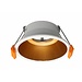 Diepe inbouwspot wit goud GU10 rond