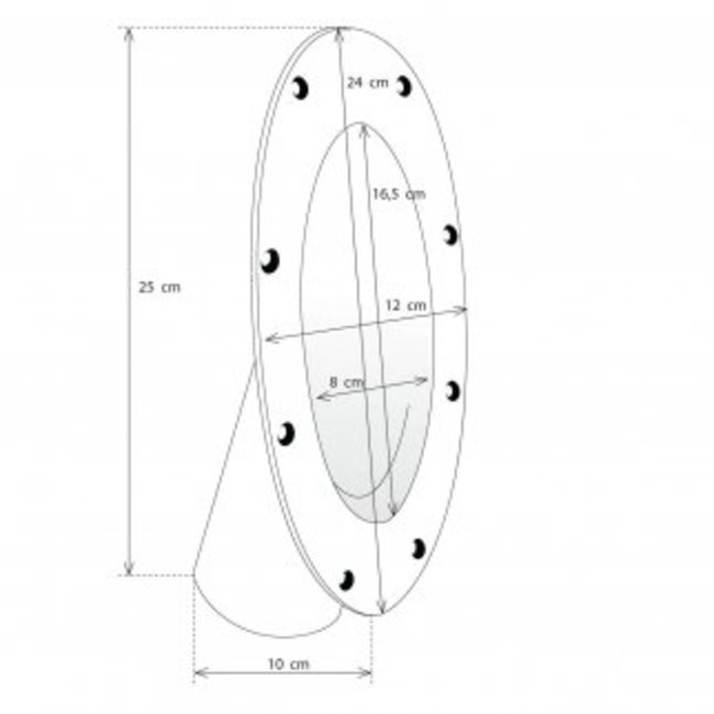Trap licht in landelijke stijl