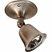 Plafonnier rustique chic bronze, nickel, chrome