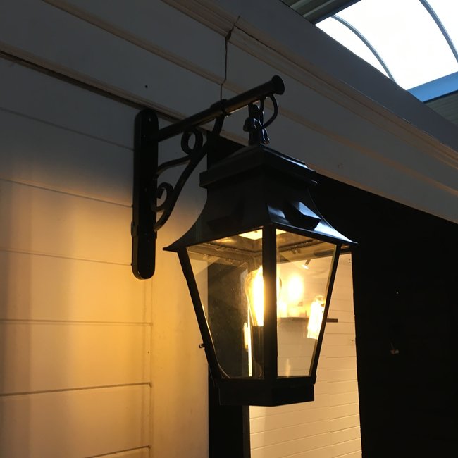 Gevellantaarn brons landelijke stijl voor 1 of 2 lampen