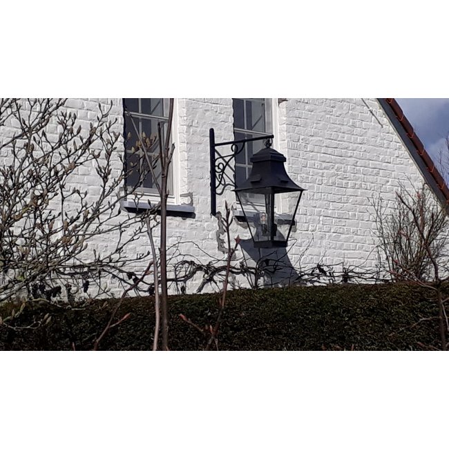 Lanterne murale rustique extérieur bronze