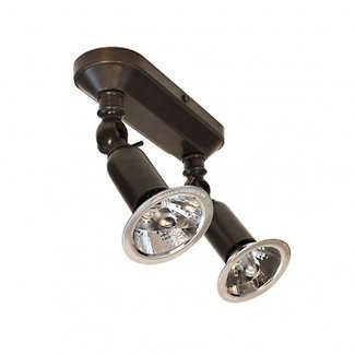 Plafonnier 2 spots orientables rustique bronze Plafonnier 2 spots orientables rustique bronze