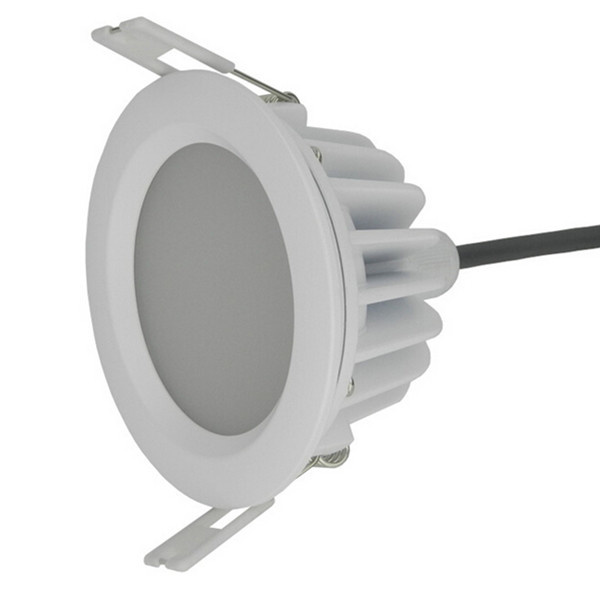 Spot Encastrable Plafond Rond étanche IP65 Pour Salle De Bain - Corps Métal Nickel, Douille GU10 Incluse, Garantie 5 Ans - Compatible Ampoule LED Max 7W