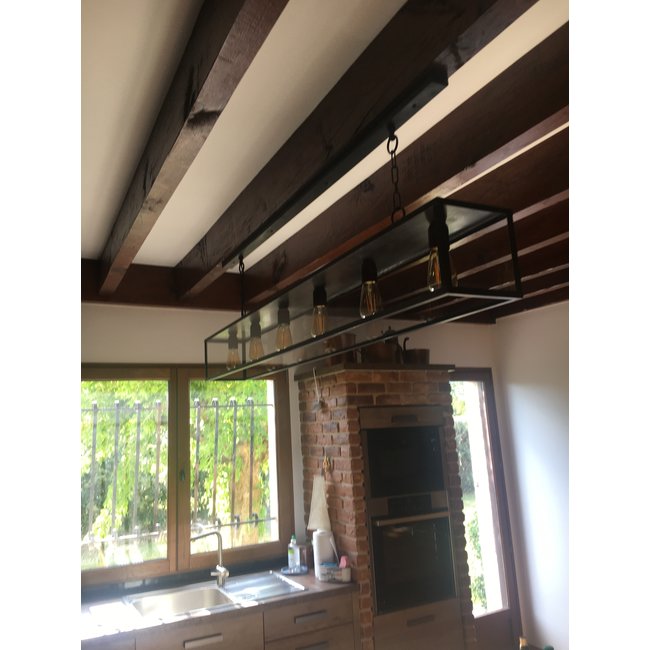 Luminaire pour salle à manger campagne chic bronze