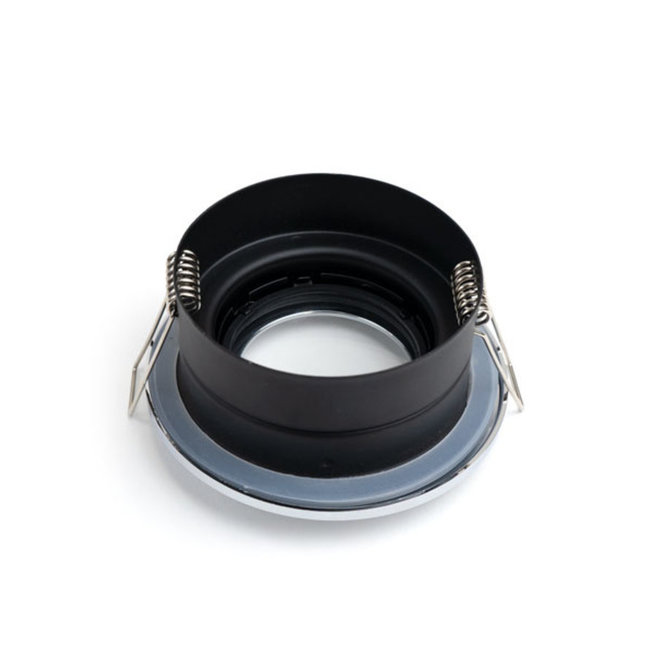 Spot encastré IP65 GU10 rond gris, blanc, noir