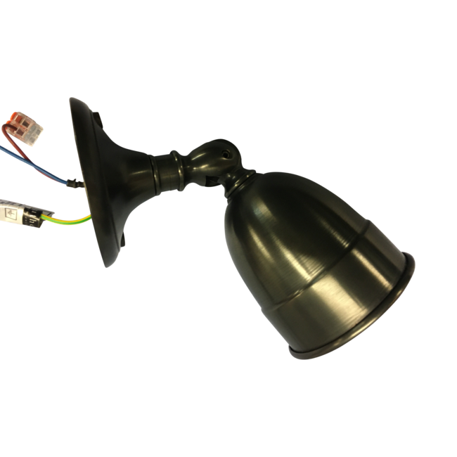 Spot brons richtbaar landelijke sfeer GU10