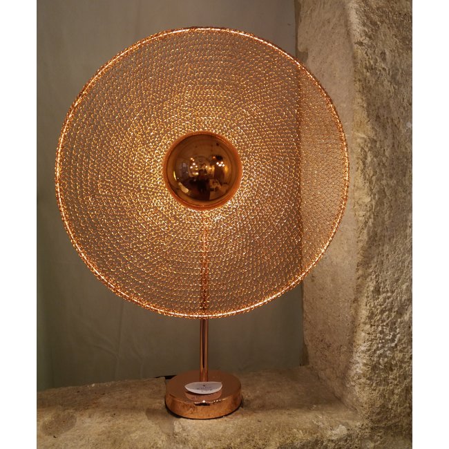 Tafellamp koper 25, 30 of 40 cm diameter