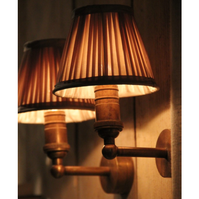 impuls waarom Vermaken Wandlamp barok met lampenkap brons - Feluce
