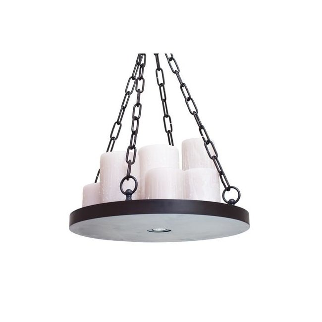 Exclusieve hanglamp kaarsen LED rond met ketting