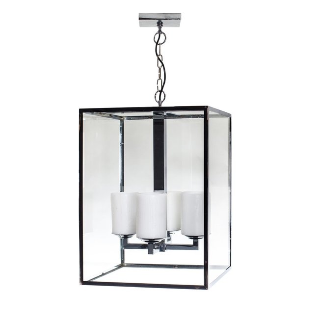 Lanterne suspendue rustique avec bougies LED