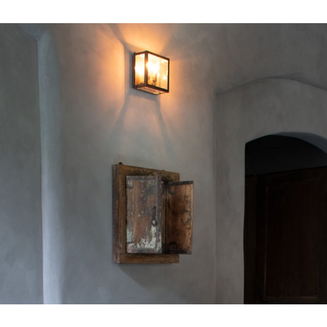 Buitenlamp landelijke stijl brons, nikkel of chroom