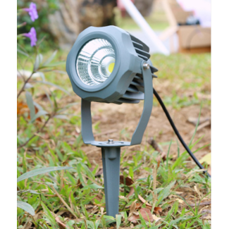 Spot de sol sur statif 20W LED noir