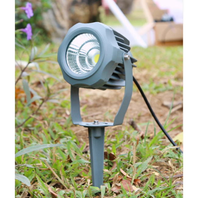 Spot de sol sur statif 20W LED noir