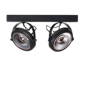 Plafonnier 2 ampoules rustique bronze, nickel, chrome Plafonnier 2 ampoules rustique bronze, nickel, chrome