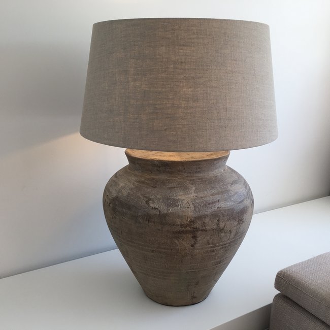 Lampe de chevet abat-jour céramique 120 cm haut