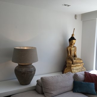 Tafellamp kap Keramiek 120cm hoog Tafellamp kap Keramiek 120cm hoog