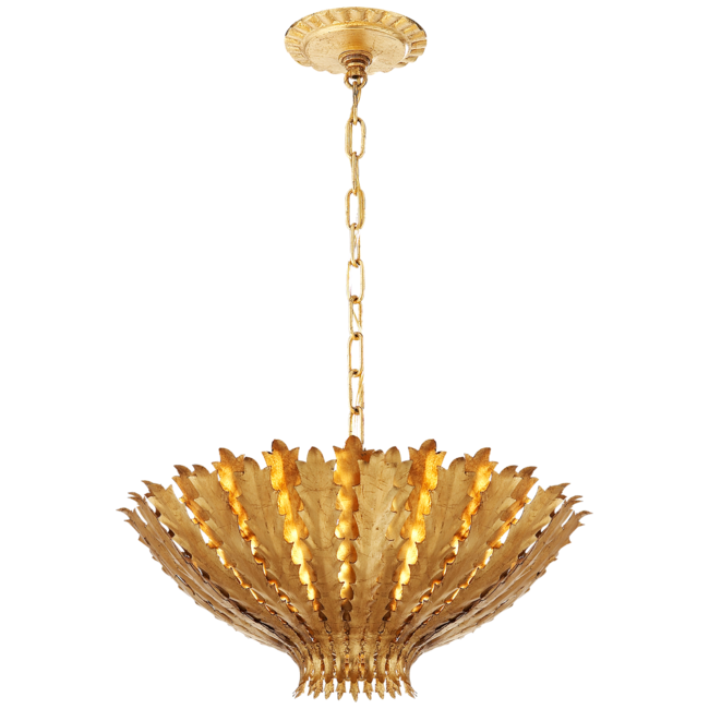 Lustre majestueux baroque doré