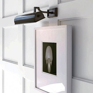 Schilderijlamp brons of messing meerdere breedtes Schilderijlamp brons of messing meerdere breedtes