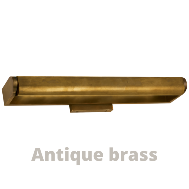 Lampe de tableau bronze ou laiton largeur 61 cm