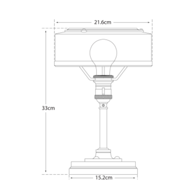 Lampe de bureau chic bronze ou laiton