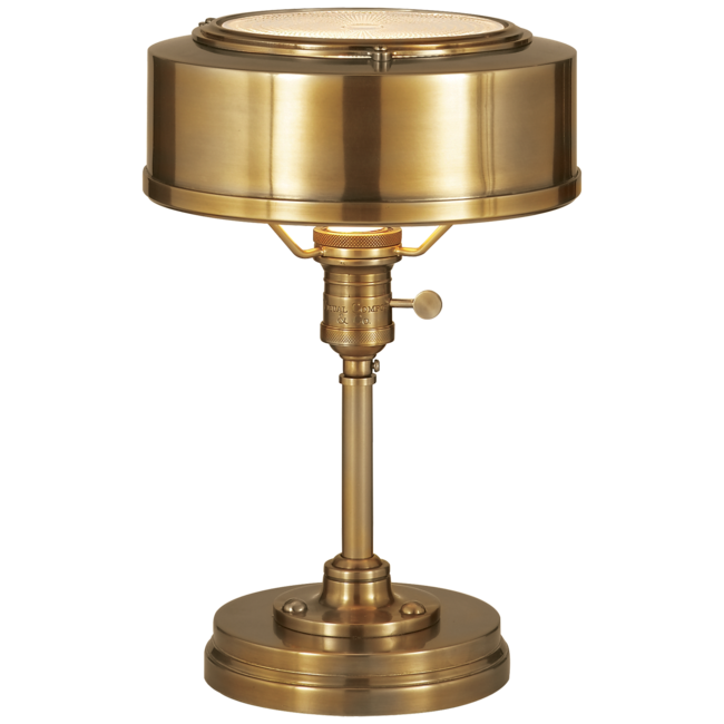 Mooie bureaulamp brons, messing