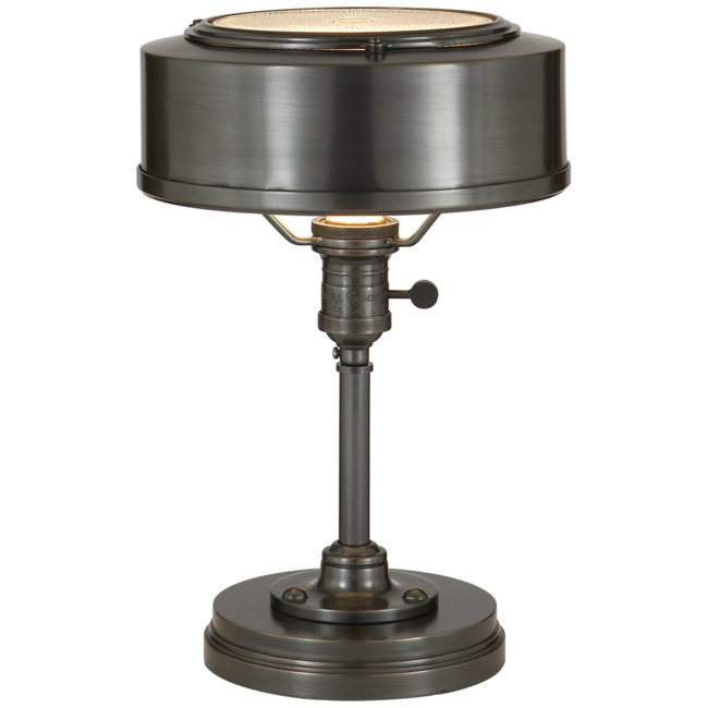 Mooie bureaulamp brons, messing