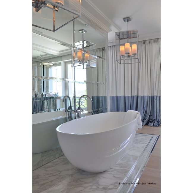 Lanterne suspendue rustique avec bougies LED