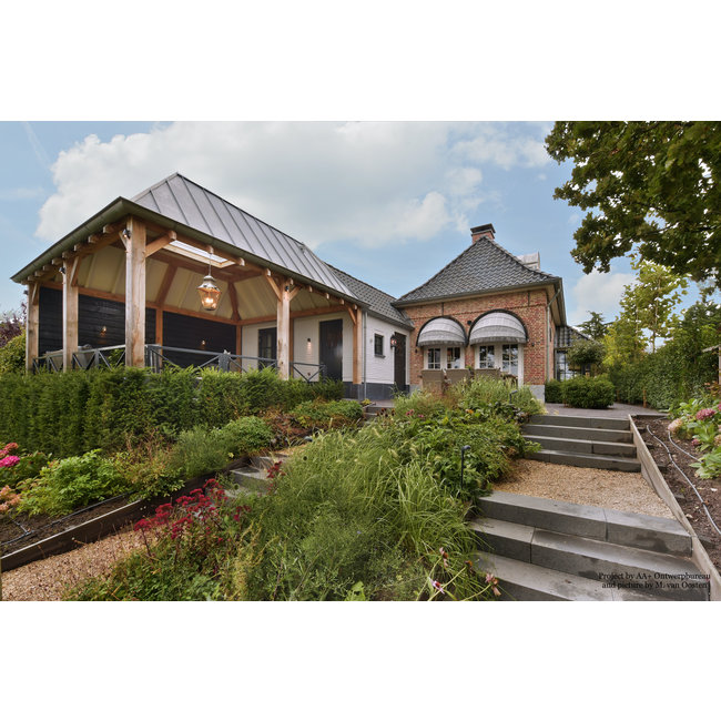 Grande lanterne rustique extérieur bronze, nickel