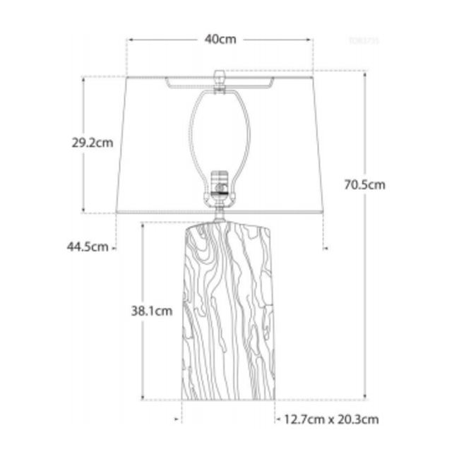 Lampe de chevet originale laiton doré abat-jour ovale