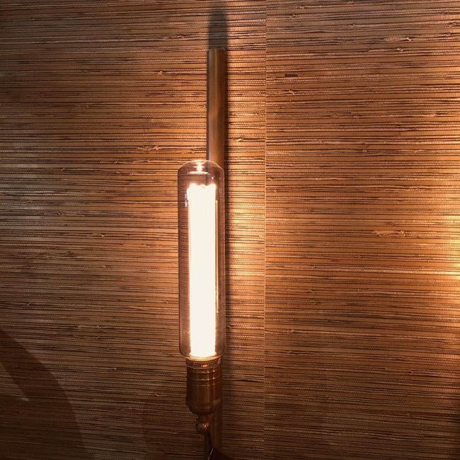 Lampadaire bronze style rustique (1 pièce)