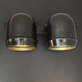 Applique double spot rustique bronze, nickel, chrome Applique double spot rustique bronze, nickel, chrome