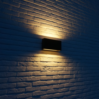 Applique murale LED extérieur éclairage haut & bas - Deliled
