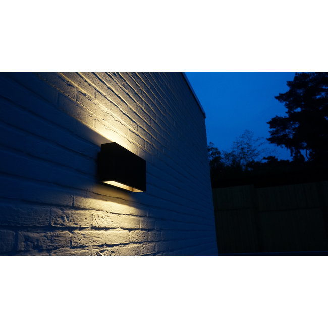 Buitenverlichting wandlamp brons 22,5, 27,5 of 60cm breed