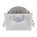 Spot encastré profond carré blanc GU10