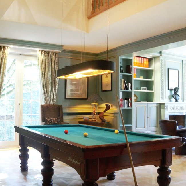 Eclipse suspension oval 140cm x 40cm bronze