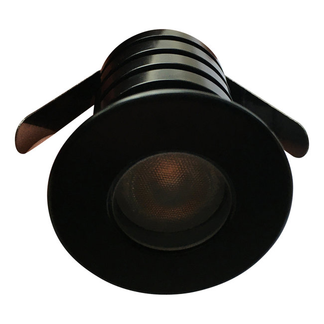 Mini inbouwspot zwart 220V 3W IP67 badkamer dimbaar