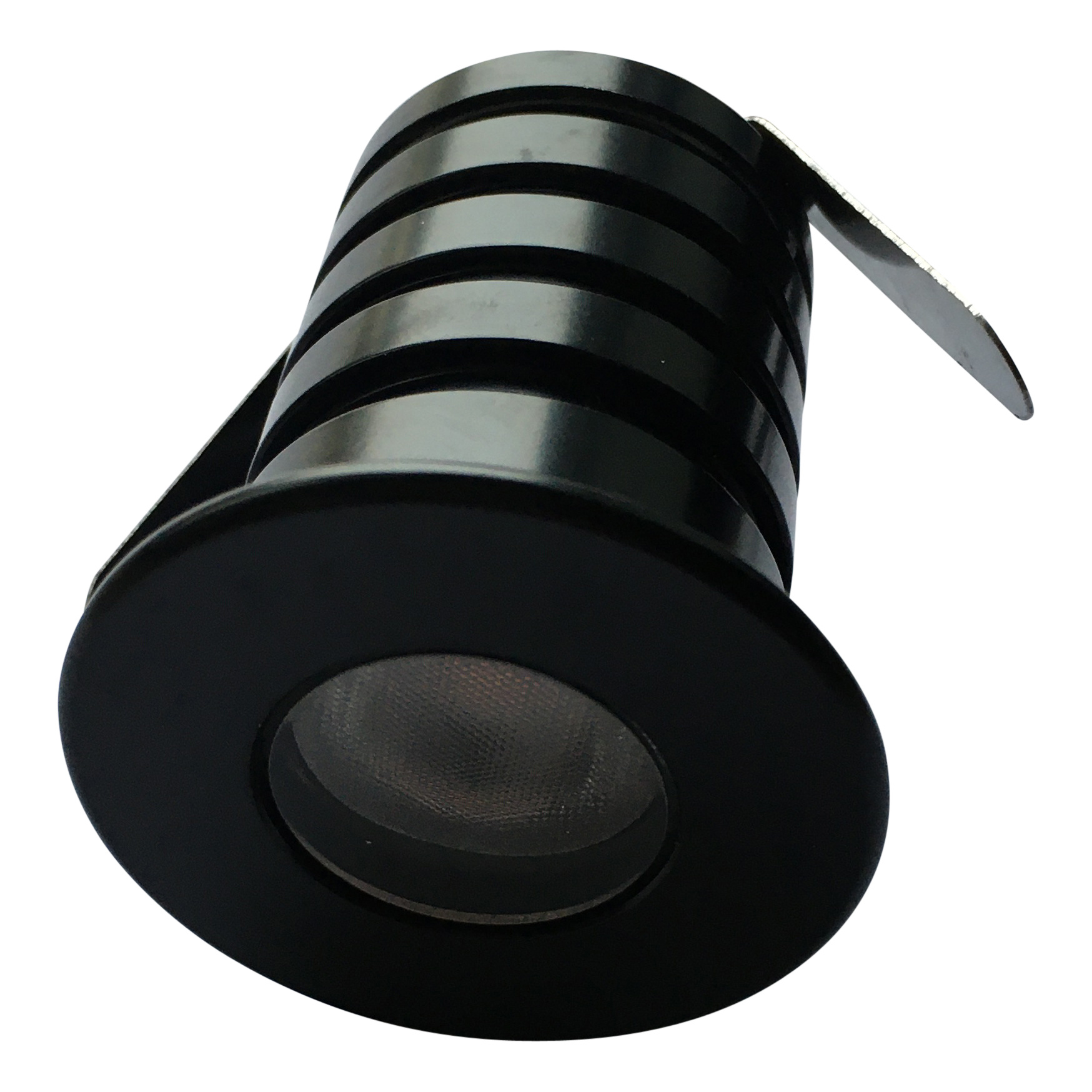 Spot LED encastrable diamètre 40mm noir ou blanc 3W