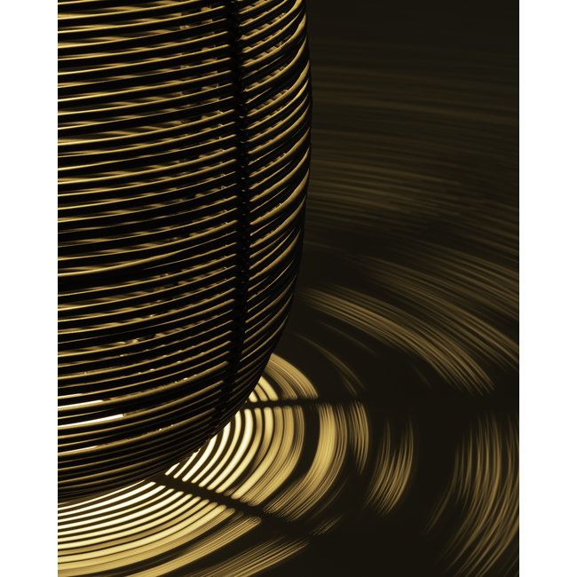 Lanterne sur pied extérieur beige ou noir 3W hauteur 69cm