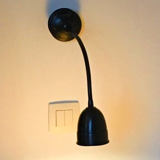 Flexibele wandlamp landelijk brons, nikkel, chroom GU10 Flexibele wandlamp landelijk brons, nikkel, chroom GU10