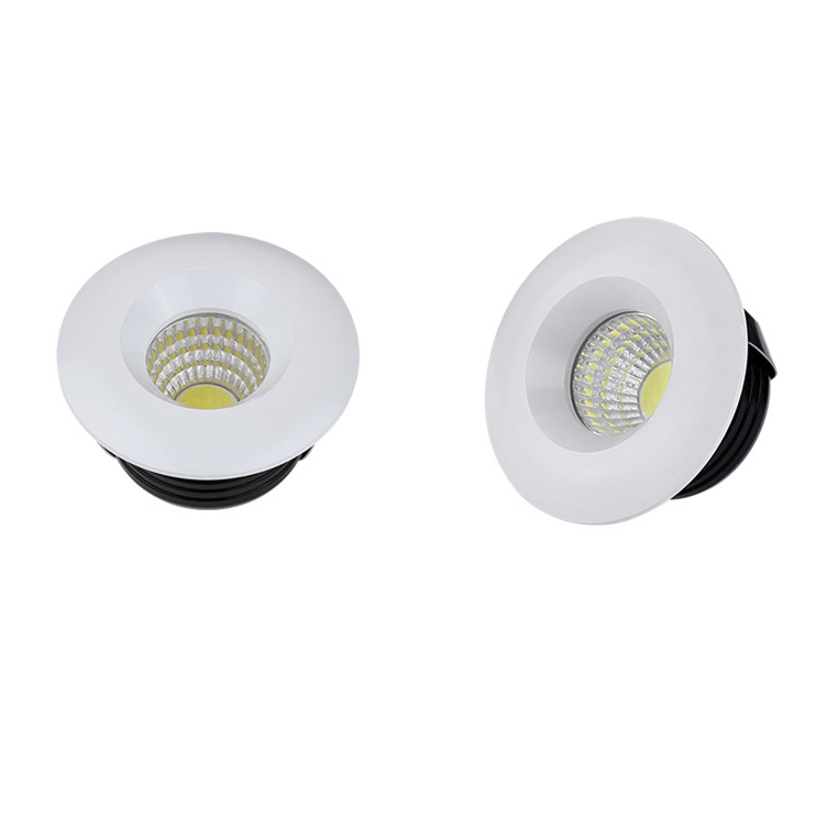 Doornen Verbergen genezen LED spot lage inbouwdiepte 5W zaagmaat 35mm dimbaar zwart of wit - Feluce