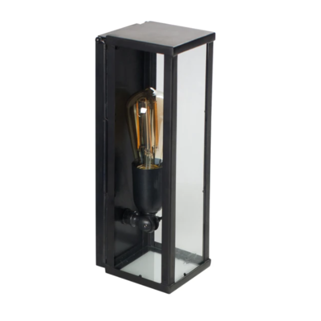 Buitenlamp gevel brons, nikkel, chroom, messing met glas