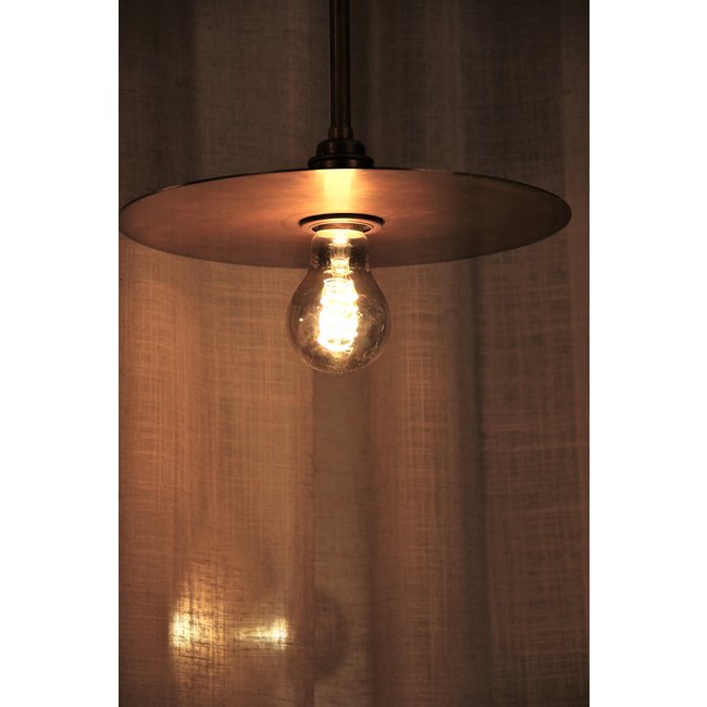 Lampe disque bronze diamètre 26 ou 35 cm
