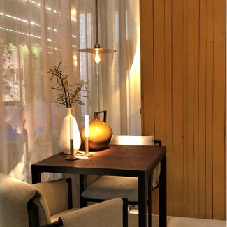 Lampe disque bronze diamètre 26 ou 35 cm