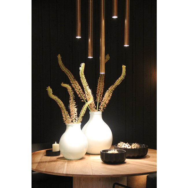 Lampe cylindrique suspension 60, 80 ou 100 cm bronze (1 pièce)