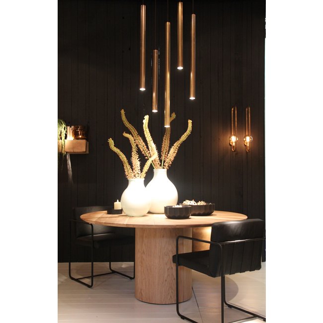 Cilinder hanglamp 60, 80 of 100 cm brons (1 stuk)