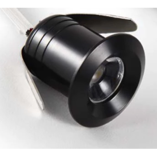 Petite LED encastrable 1W scie 20mm IP44 blanc, noir ou gris Petite LED encastrable 1W scie 20mm IP44 blanc, noir ou gris