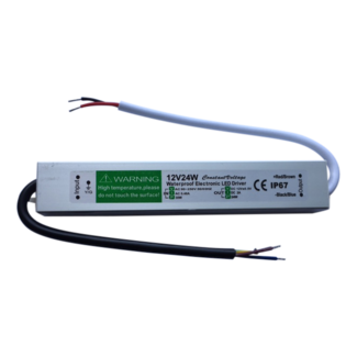 LED driver LED IP67 24W input 220V, output 12V voor 3-015, 3-016 en 3-017